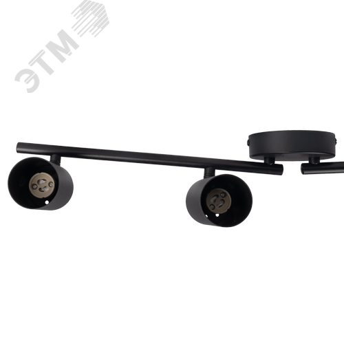 Светильник декоративный ДПО 0504 4xGU10 черный 230V IP20 JazzWay