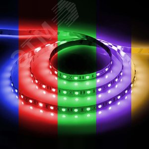 Комплект светодиодной ленты 14.4Вт/м 12В RGB IP20 60LED/м с драйвером LS606