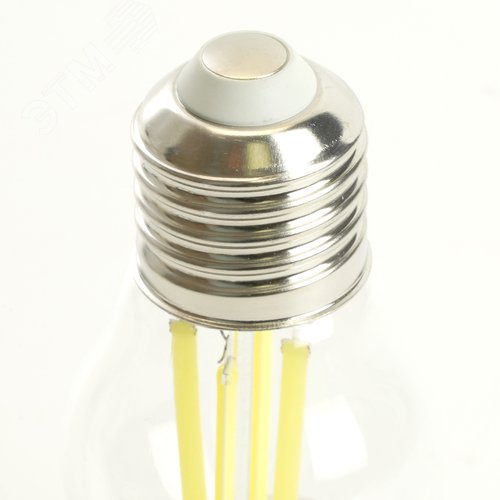 Лампа светодиодная LED 8вт Е27 дневной шар FILAMENT .PRO