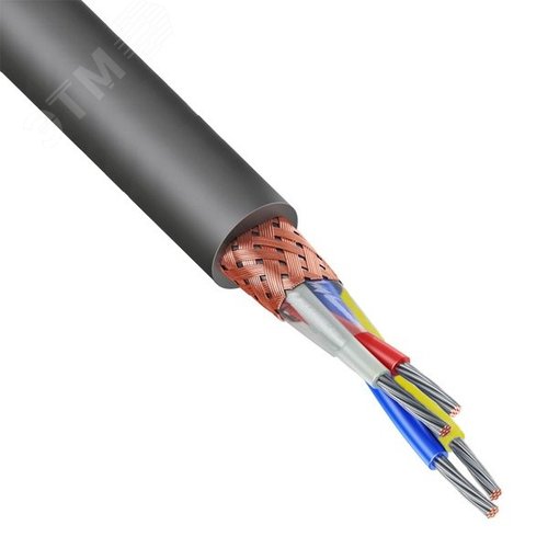 Кабель монтажный МКЭШнг(А)-LS 4х0,5 (100м) ТРТС