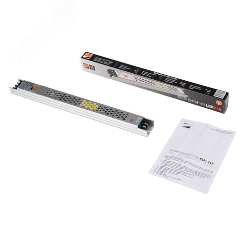 Драйвер светодиодный LED 24V SLIM 4,16A=100W IP20 3г.гар