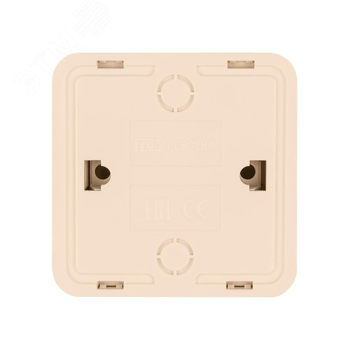 Розетка TФ (RJ-11) открытой установки IP20, сл. кость Ладога
