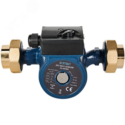Циркуляционный насос 32-40/180 с латунными гайками G2 x Rp 1 1/4