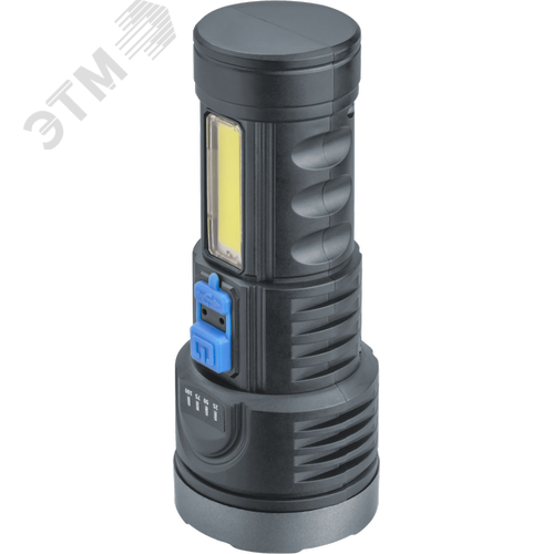 Фонарь светодиодный NPT-CP28-ACCU для работы 1 LED, 1В + 1 СОВ, 3Вт