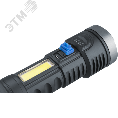 Фонарь светодиодный NPT-CP28-ACCU для работы 1 LED, 1В + 1 СОВ, 3Вт