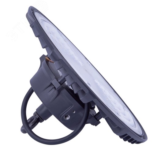 Светильник ULY-U44D-150W/6500K IP65 BLACK светодиодный промышленный. Дневной свет (6500K). Угол 90 градусов