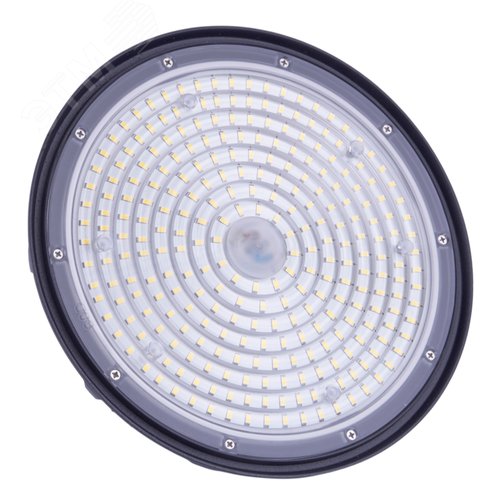 Светильник ULY-U44D-150W/6500K IP65 BLACK светодиодный промышленный. Дневной свет (6500K). Угол 90 градусов