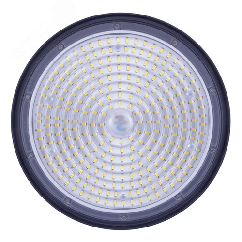 Светильник ULY-U44D-150W/6500K IP65 BLACK светодиодный промышленный. Дневной свет (6500K). Угол 90 градусов