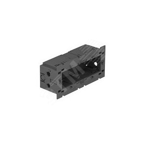 Монтажная коробка тройная Modul45 (полиамид, серый)