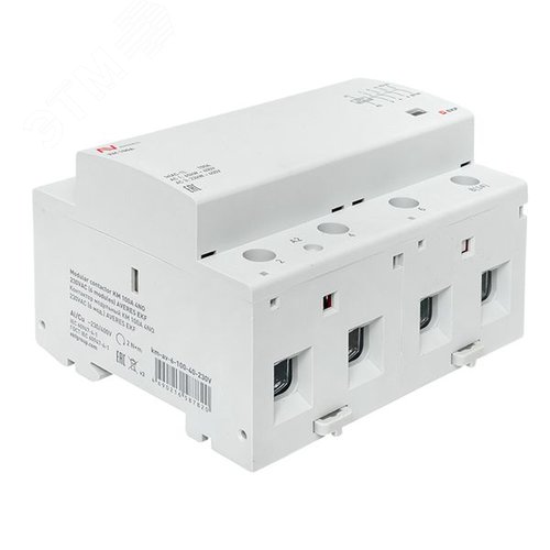 Контактор модульный КМ 100А 4NO 230VAC (6 мод.) AVERES