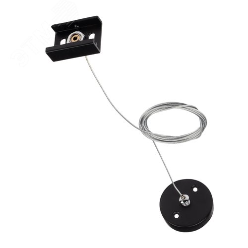 Подвес для 3Ф шинопровода черный PRO+ 3P PTR S-2m BL Jazzway