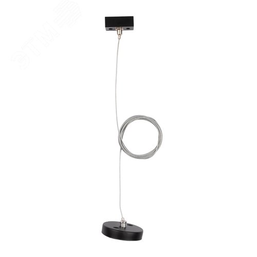 Подвес для 3Ф шинопровода черный PRO+ 3P PTR S-2m BL Jazzway