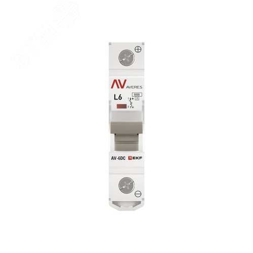Выключатель автоматический AV-6 DC 1P 6A (L) 6kA AVERES