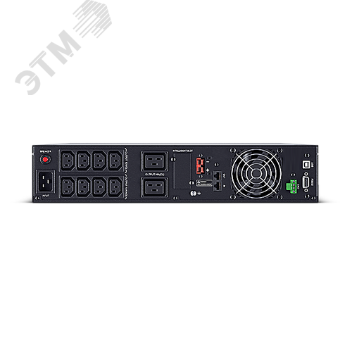 Источник бесперебойного питания Online ЭКСПЕРТ-II-3000Р Rack/Tower 3000ВА/3000Вт USB/RS-232/SNMP Slot/EPO/RJ-11/RJ-45 (8 IEC С13 + 2 IEC C19) (12В/9Ач. х 6 LEOCH) 2U