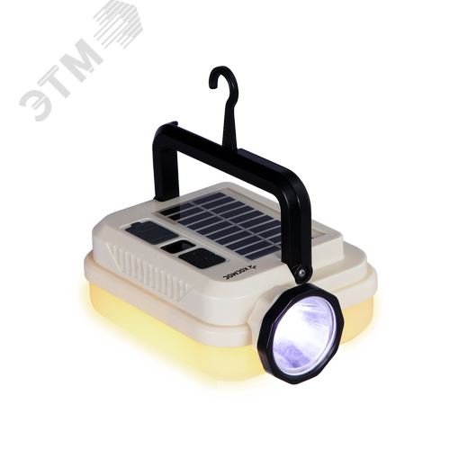 Фонарь кемпинговый аккумуляторный 5Вт Laser Led/59 SMDLed/ Li-ion 18650 2x1200mAh/ABS пластик