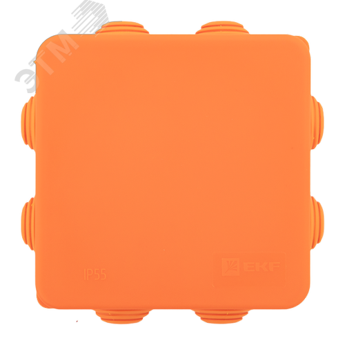 Коробка огнестойкая E45 85х85х40мм с клеммниками 4 полюса 0,5-6мм2 IP55 HF EKF