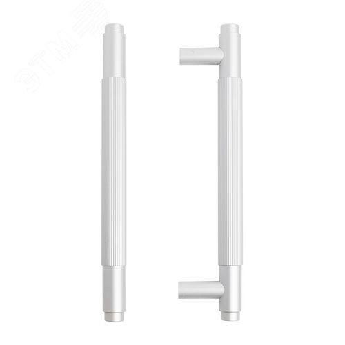 Ручка-скоба мебельная StahlBuro AP2309-128 2шт., W матовый белый хром