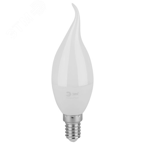 Лампа светодиодная LED 10 Вт 1000Лм 3000К свеча на ветру теплый E14 220-240В LED BXS-10W-830-E14 Green Line