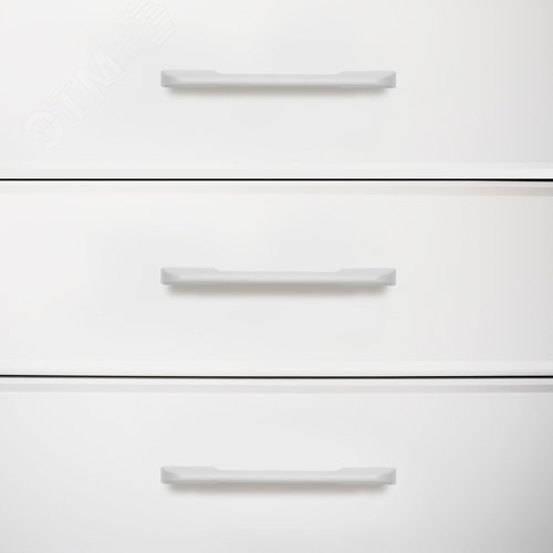 Ручка-скоба мебельная StahlBuro A300-96 2шт., W матовый белый