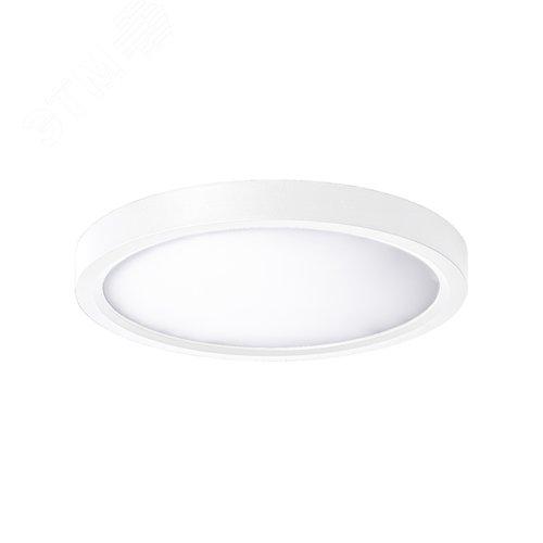 Светильник светодиодный ДБО-24 Вт настенно-потолочный SLIM WHITE 4500K 1620Лм 230x25мм