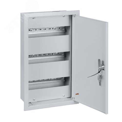 Корпус металлический ЩРВ-36, 475х280х120 мм, IP31, RAL7035 светло-серый LITE