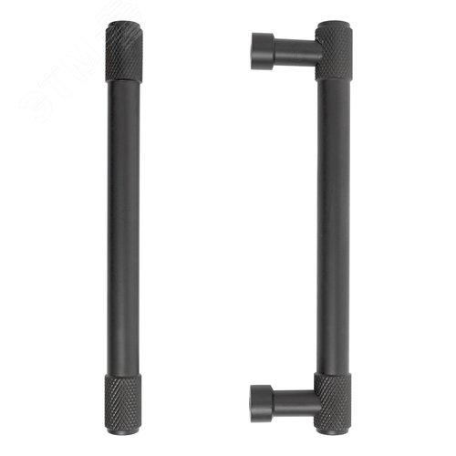 Ручка-скоба мебельная StahlBuro AP2307-96 2шт., BL матовый черный