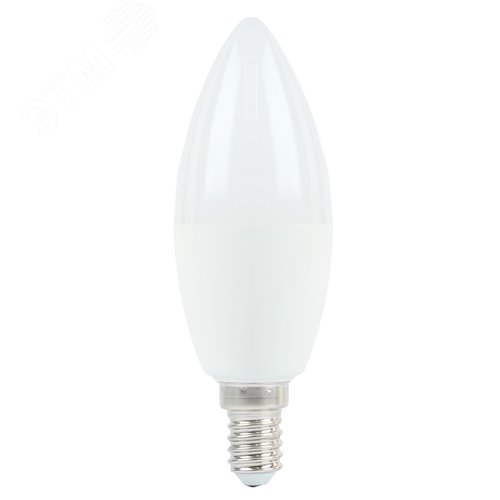 Лампа светодиодная LED 15вт Е14 белый матовая свеча