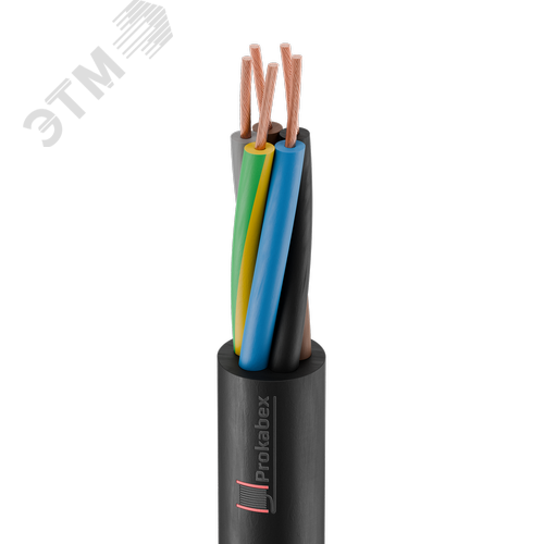 Кабель силовой КГТП-ХЛ 5х6(N,PE) 380/660 -3ТРТС