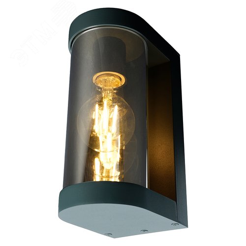 Светильник НБУ-40w Е27 IP44 черный/зеркальный