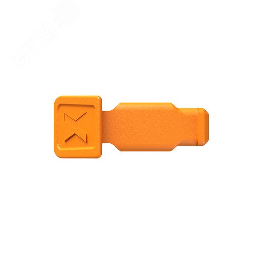 Клипса цветная, оранжевая, 10 шт, для маркировки инструмента KNIPEX, ColorCode Clip