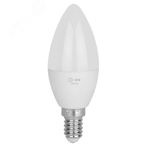 Лампа светодиодная LED 6 Вт 600Лм 6500К свеча холодный E14 220-240В LED B35-6W-865-E14 Green Line