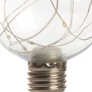Лампа светодиодная LED 3вт Е27 прозрачный 2700К шар G80