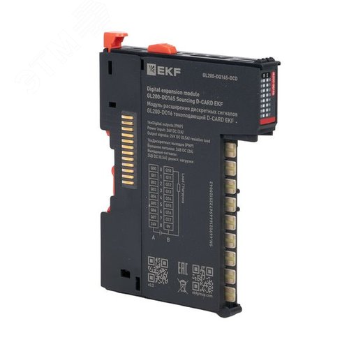 Модуль расширения дискретных сигналов GL200-DO16 токоподающий D-CARD