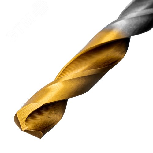 Набор сверл по металлу, 1,5-6,5мм, Р6М5-TiN, Golden Tip, 13 шт