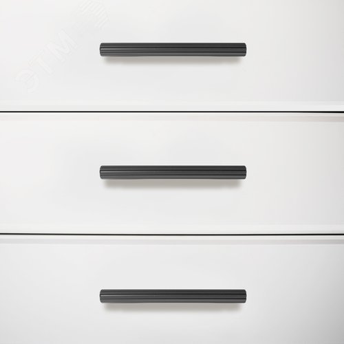 Ручка-скоба мебельная StahlBuro AP2313-96 2шт., BL матовый черный