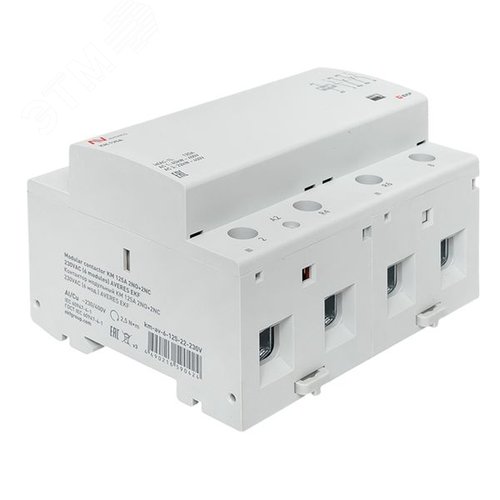 Контактор модульный КМ 125А 2NO+2NC 230VAC (6 мод.) AVERES
