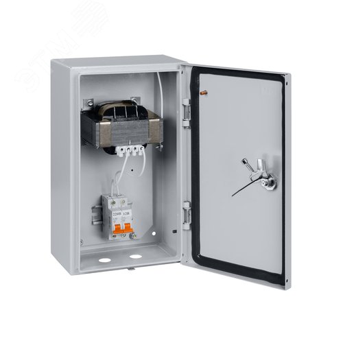 Ящик с понижающим трансформатором ЯТП-0 .25 220/12 с 2 автоматами IP54 TDM