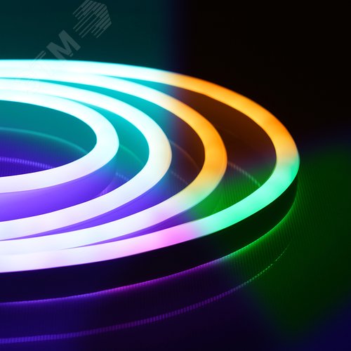 Лента светодиодная 8Вт/м 220В RGB IP67 72LED/м LS720 неоновая