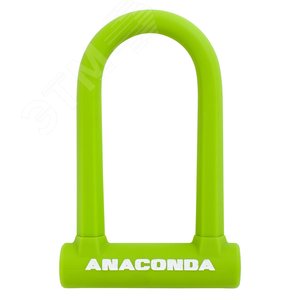 Замок навесной АВАНГАРД ANACONDA Т608 GREEN силикон с креплением на раму всепогодный