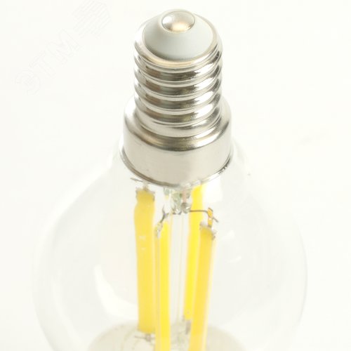 Лампа светодиодная LED 8вт Е14 теплый шар FILAMENT .PRO