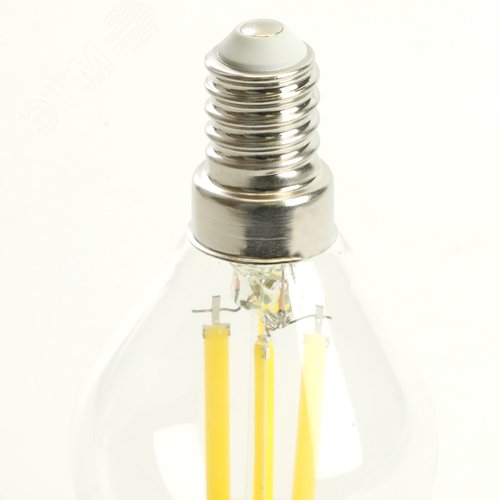 Лампа светодиодная LED 8вт Е14 теплый шар FILAMENT .PRO