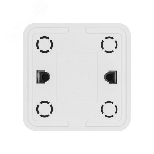 Розетка 2П открытой установки IP20 10А, белая ''Ладога''