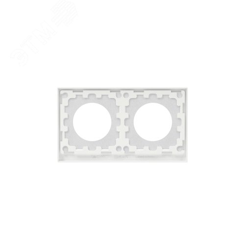 Рамка 2 поста IP44, KANT, белая магнолия