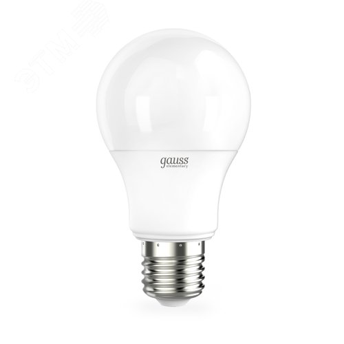 Лампа светодиодная LED 12 Вт 1170 лм 6500К А60 груша холодный E27 AC 220В Elementary