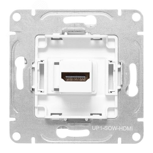 Эпика Механизм розетки HDMI белый EKF