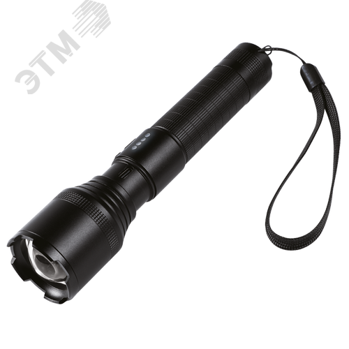 Фонарь светодиодный ручной с функцией ZOOM ФАZA AccuF1-L15WZ-bk черный