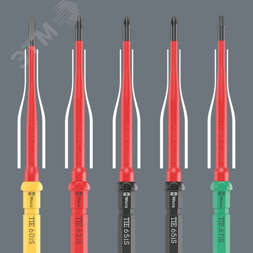 Набор насадок с 2 отвёртками-битодержателями Kraftform Kompakt VDE 17 Universal 1 Tool Finder, 17 пр.