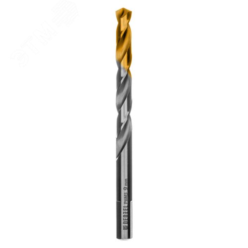Сверло спиральное по металлу 9 x 125мм, Р6М5, Golden Tip