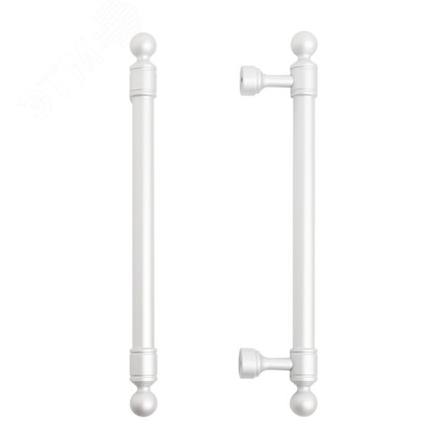 Ручка-скоба мебельная StahlBuro AP2306-128 2шт., W матовый белый хром