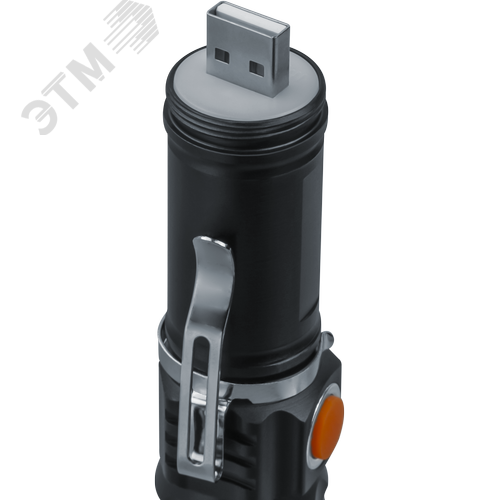 Фонарь светодиодный NPT-CM18-ACCU алюминиевый 1LED, 5Вт